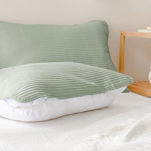 더자리 줄누빔 잘자요 이지 밴딩 베개커버 2p