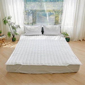 바자르 시원한 인견 여름 밴딩패드, 화이트