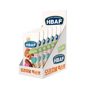 바프 넛츠앤스낵스 오리지널 믹스넛 30g x 6p, 180g, 1개