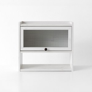 마켓비 POLABO 미니 수납장 1문 SHM4550F, 화이트파인베니어