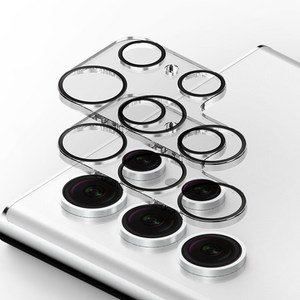 서가 빛번짐 방지 카메라렌즈 강화유리 보호필름 2p 세트, 1세트