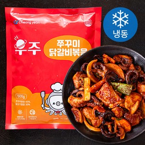 우주쭈꾸미 닭갈비 볶음 (냉동), 500g, 1개