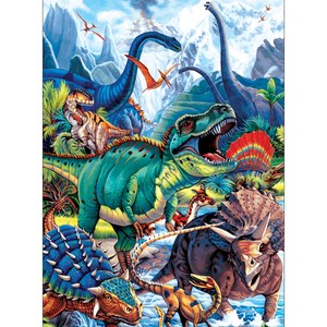비엔퍼즐 공룡들의 세계 직소퍼즐 150-09, 혼합색상, 150피스