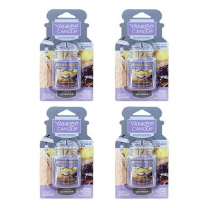 양키캔들 카자 얼티메이트 차량용방향제 레몬라벤더, 4개, 1개입
