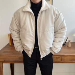 로댄티 오버핏 숏 털 자켓