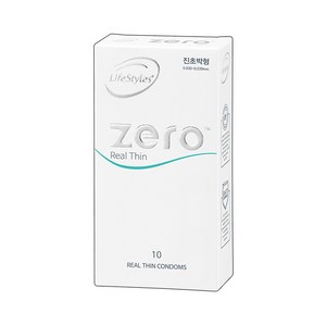 라이프스타일 안셀 제로리얼씬 콘돔, 1개, 10개입