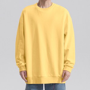 문컬렉션 쭈리면 오버핏 무지 맨투맨