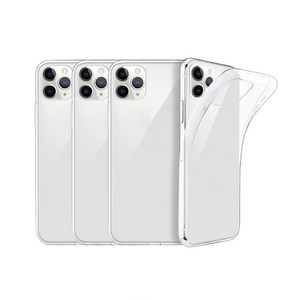 idear Cover 아이폰 12 미니 울트라씬 투명 젤리 휴대폰 케이스 4p