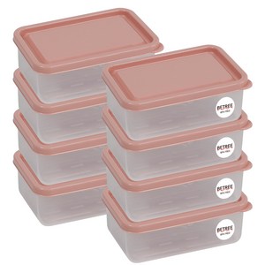 비트리 휘어지는 냉동실 정리용기 시즌2 300ml 핑크, 1개입, 8개