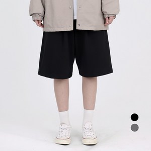 더팀 원턱 와이드핏 트레이닝 쇼츠 OSH005