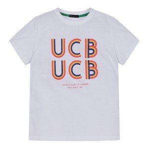 베네통키즈 아동용 UCB 레인보우 티셔츠 QATSP5131