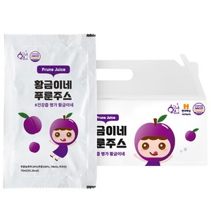 황금이네 유산균 푸룬주스 70ml 30포, 2.1L, 1개