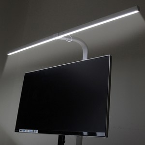 아이클 모니터 와이드윙 LED 스탠드 ICLE-PHX004, 화이트