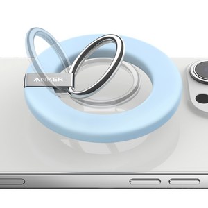 앤커 맥고 맥세이프호환 탈부착식 아이폰 12 / 13 시리즈 마그네틱 스마트링, 미스티 블루, 1개