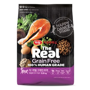 하림펫푸드 더리얼 캣 그레인프리 크런치 연어 어덜트 건식사료, 5.8kg, 1개