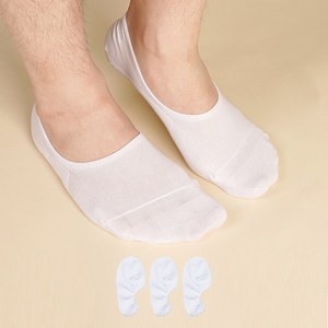 삭피엔스 남성용 절대 벗겨지지 않는 앞코보강 NO 빵꾸 페이크삭스 3켤레 세트