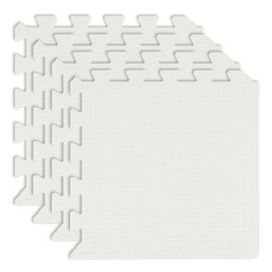 딩동펫 반려동물 퍼즐매트 4p, 아이보리