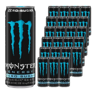 몬스터 에너지 제로 슈거, 355ml, 24개