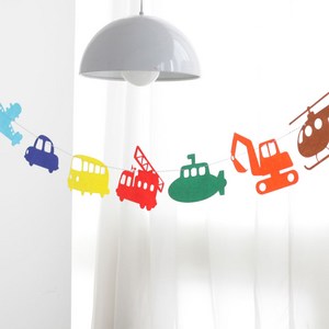 배블링 뛰뛰빵빵 가랜드 FK 015, 혼합색상