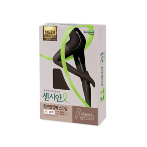 동국제약 센시안 컴프업 압박스타킹 Black, 1개, 팬티형