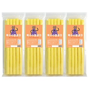 우리가스토리 옥수수 쌀과자 스틱 10p, 125g, 4개