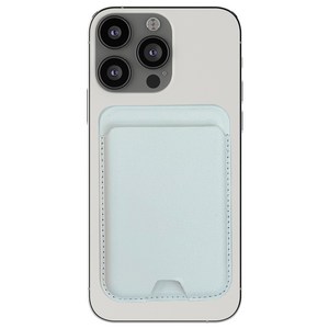 요이치 매그 클립 마그네틱 맥세이프 휴대폰 카드 지갑, 화이트, 1개
