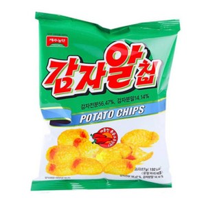 제주농연 감자알칩 매콤한 볶음 고추장맛, 27g, 30개