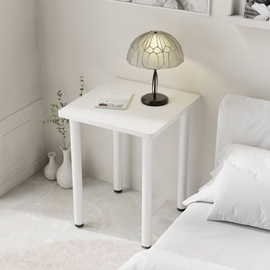 주식회사실버미어 보조책상 미니식탁 침대책상 미니테이블, 2인용, White