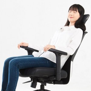 유어사이즈 사무용의자 컴퓨터의자 U1, 차콜블랙(패브릭)