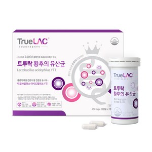 트루락 황후의 유산균 12주분 여성 갱년기 건강기능식품 유산균 프로바이오틱스 YT1, 1세트, 84캡슐