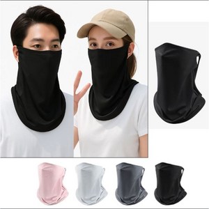 지커스++ 쿨커버 마스크 자외선차단 목토시 귀걸이형 남여공용 UV, 블랙, 3개