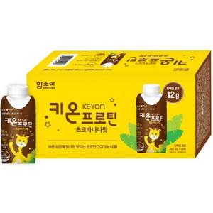 함소아 어린이 단백질 음료 키온 프로틴, 200ml, 18개, 초코바나나맛