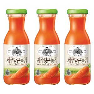 가야농장 제주당근 주스 음료 추천, 36개, 180ml