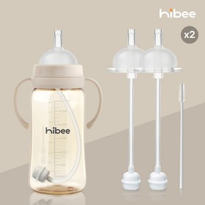 더블하트 그로미미 유피스 젖병 호환 빨대 2P x 2세트, 1단계 추달린 빨대 2p *2세트