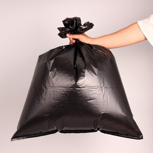다패킹 재활용 쓰레기 분리수거 비닐봉투, 검정, 100개, 20L