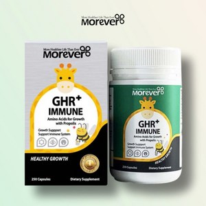 뉴질랜드 모에버 GHR+ 이뮨 250캡슐 4개월분 프로폴리스 칼슘 비타민D3, 단품, 1개, 250정