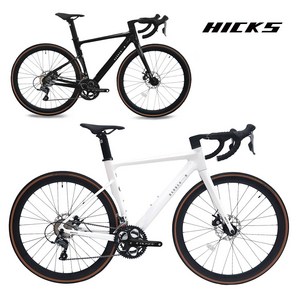 힉스 바버비 클라리스 로드 16단 에어로 로드자전거 일체형 핸들바 입문용 사이클, 510mm 173mm이상, 블랙 99프로 조립, 1개