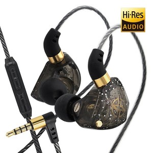 메니폭스 유선 이어폰 AUX 3.5mm, 블랙, 360-MFQ, 1개