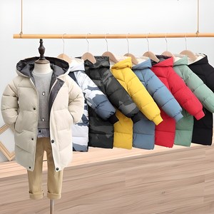 깽구 어린이 롱패딩 아동 남녀공용 미들패딩 주니어 후드 경량 겨울점퍼 kkg068