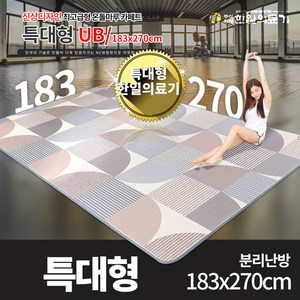 한일의료기 거실용 전기장판 특대형/초특대형, 특대형(183x270cm)