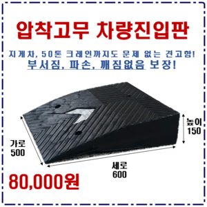 경사로X진입판 차.량.진.입.판 (자동차 경사로 경사판 램프 슬로프), 1개