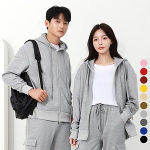 턴키 빅사이즈 (90~140까지) 남녀공용 기모 오버핏 후드집업 점퍼