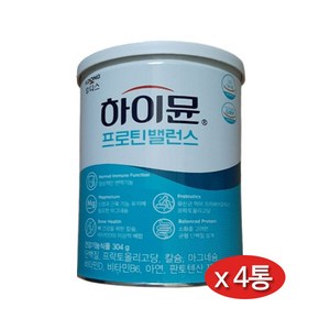 하이뮨 프로틴밸런스 산양유단백질 시니어 근육유지 304g 4개