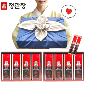 정관장 홍삼정 에브리타임 밸런스 20포X2개 고급 보자기포장 선물 세트 어버이날 명절 부모님 생신 (숀글로벌), 1개