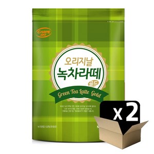 까르페 오리지널 녹차라떼 500gX2봉/ 카페재료 그린티 커피상인, 2개, 1개, 500g