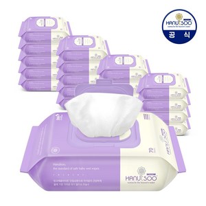 하늘수 물티슈 프리미엄 캡형, 70매, 20개