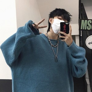 울트라패션 라덴 베이직 돌돌 라운드넥 니트