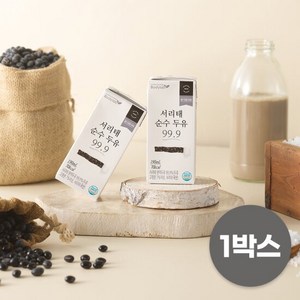 바디랩 서리태 순수 두유 99.9, 190ml, 24개