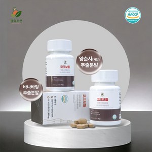 코크보틀 양춘사 추출물 바나바잎 추출 효능 사인, 1개, 60정