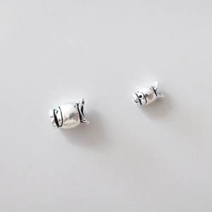 미라클스톤 실버925 엔틱 통통 물고기참